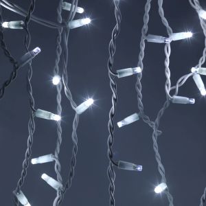 Гирлянда ЭРА ERAPS-BK2 светодиодная новогодняя бахрома 2x1 м холодный белый свет 120 LED