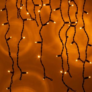 Гирлянда ЭРА ERAPS-BZ1 светодиодная новогодняя бахрома 2*0,7 м желтая 100 LED IP65 220 В Гирлянда ЭРА ERAPS-BZ1 светодиодная новогодняя бахрома 2*0,7 м желтая 100 LED IP65 220 В