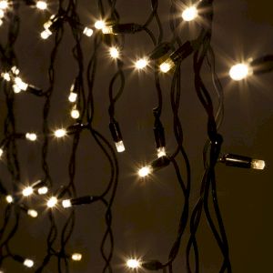 Гирлянда ЭРА ERAPS-NK10 светодиодная новогодняя нить уличная 10 м тёплый белый свет 100 LED Гирлянда ЭРА ERAPS-NK10 светодиодная новогодняя нить уличная 10 м тёплый белый свет 100 LED