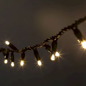 Гирлянда ЭРА ERAPS-NK3 светодиодная новогодняя нить 3 м тёплый свет 100 LED