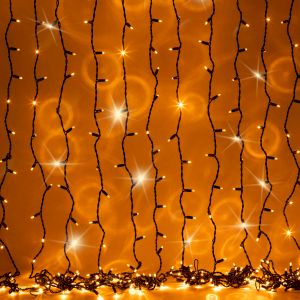 Гирлянда ЭРА ERAPS-Z светодиодная новогодняя занавес 3*2 м желтая 600 LED Гирлянда ЭРА ERAPS-Z светодиодная новогодняя занавес 3*2 м желтая 600 LED