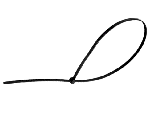 Хомут    2,5х200 мм     нейлон       черный ( 100шт в уп.)