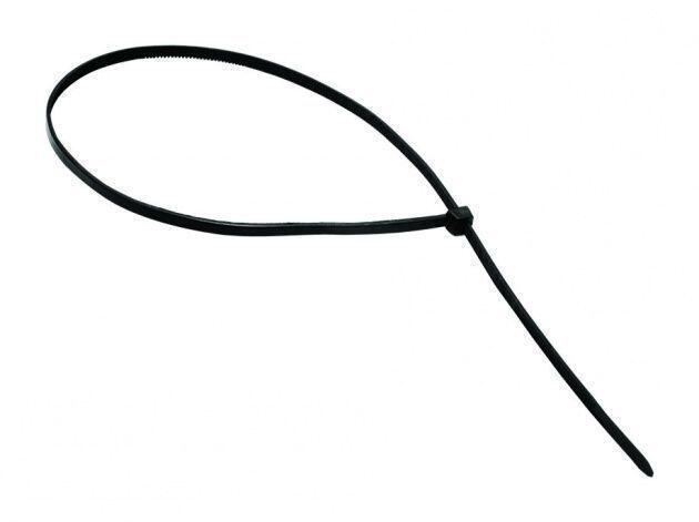 Хомут    4,0х200 мм     нейлон       черный ( 100шт в уп.)
