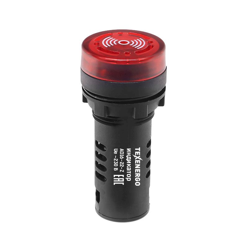 Индикатор светозвуковой AD22-Z (Светозвуковой) 230В красный Индикатор светозвуковой AD22-Z (Светозвуковой) 230В красный