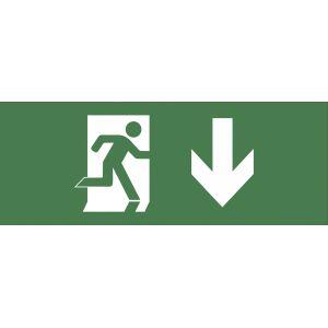 INFO-SSA-103 ЭРА Самоклеящаяся этикетка 350х130мм "Фигура/стрелка вниз" SSA-101 (5/1000)