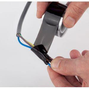 Изолента ЭРА PRO PROSS25 силиконовая самослипающаяся 25 мм х 3 м черная