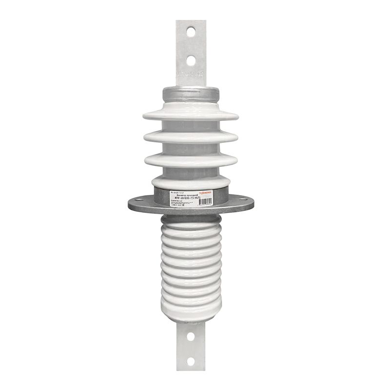 Изолятор проходной ИПУ-10/630-7,5 УХЛ1 овал.  фланец TEXENERGO (в упаковке 3 шт)
