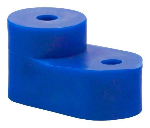 Изолятор угловой для "О" шины синий Изолятор угловой для "О" шины синий