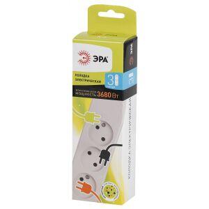 K-3 ЭРА Колодка 3гн, без зазeмл (10/40/1920)