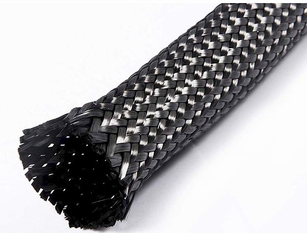 Кабельная оплетка CB-012 (12,0мм.) карбоновая черная