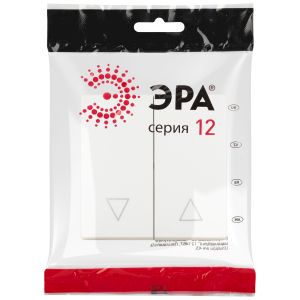 Клавиши ЭРА Серия 12 12-6203-01М для 12-1109, 12-1110, 14-1109, 14-1110, белый матовый