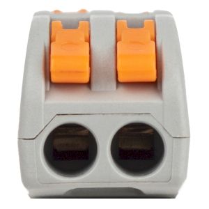 Клемма ЭРА СМК серия 422 проходная 2 плюса с рычагом 0.08-4мм2 упаковка 50 шт