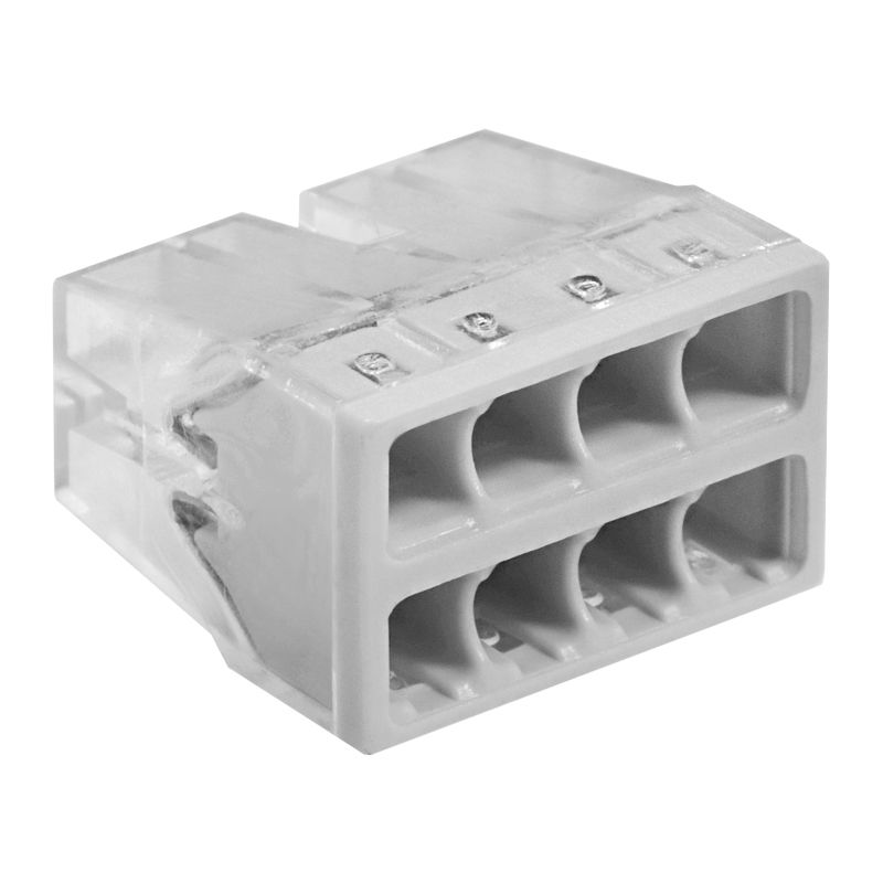 Клеммы 2273-208 Texenergo 0,5-2,5мм2 на 8 провод. (уп. 100шт.)