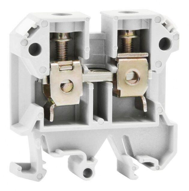 Клеммный зажим ЗНИ - 16мм   серый