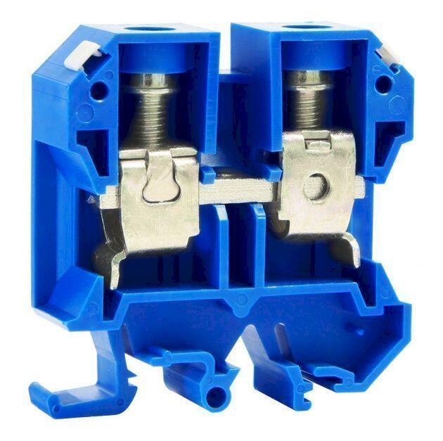 Клеммный зажим ЗНИ - 35мм синий Клеммный зажим ЗНИ - 35мм синий