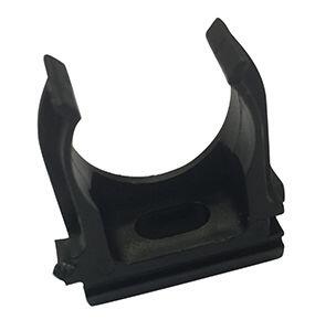 Клипса для труб Крепеж-клипса для труб черная d16 мм (10/1500)