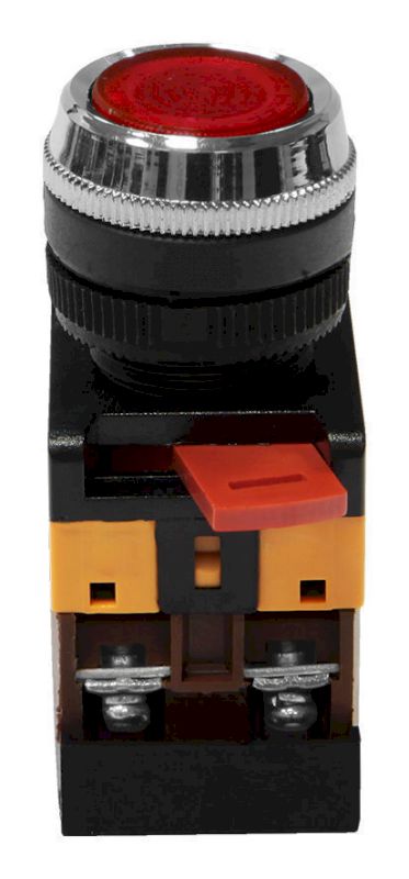 Кнопочный выключатель ABLFS-22       красная    с подсветкой   1з+1р  230В