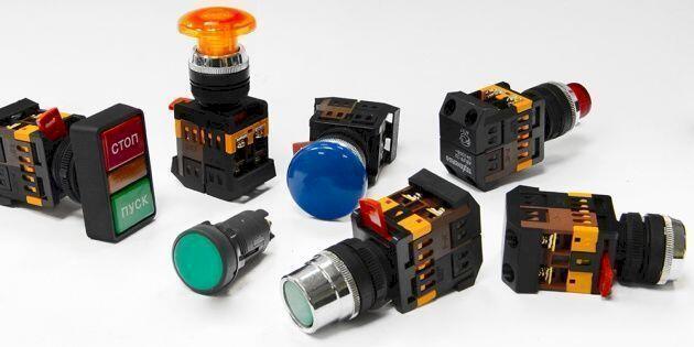 Кнопочный выключатель AEA-22         гриб красный    1з+1р