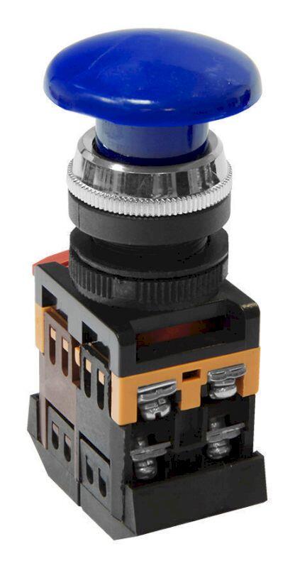 Кнопочный выключатель AEA-22 гриб синий 1з+1р Кнопочный выключатель AEA-22 гриб синий 1з+1р