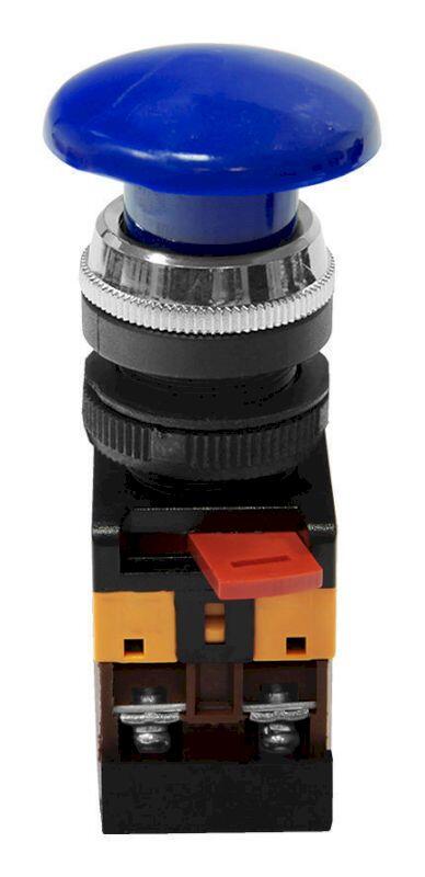 Кнопочный выключатель AEA-22 гриб синий 1з+1р Кнопочный выключатель AEA-22 гриб синий 1з+1р