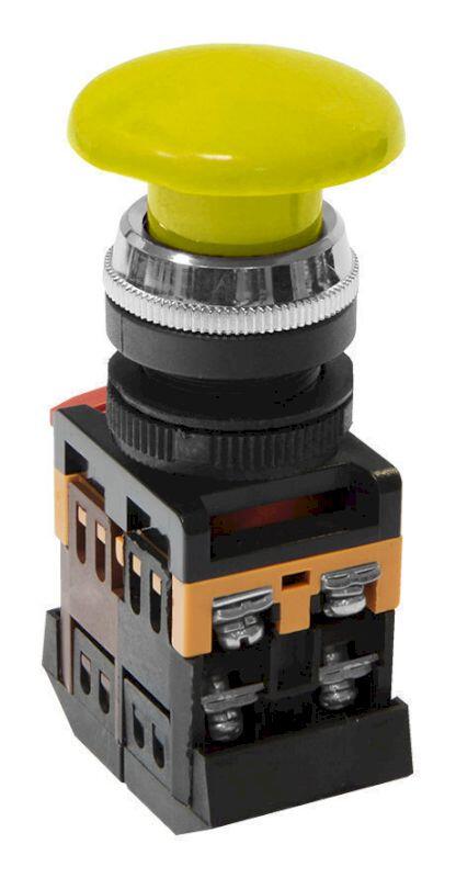 Кнопочный выключатель AEA-22 гриб желтый 1з+1р Кнопочный выключатель AEA-22 гриб желтый 1з+1р