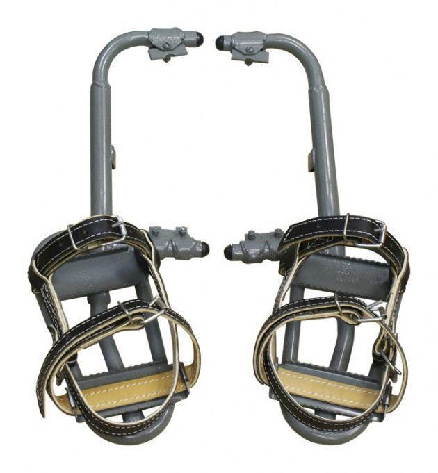 Когти-лазы монтерские КЛМ-2 для опор СВ105-3.6,СВ105-5,ж/б стойки трапецеидального сеч. раствор 190 Когти-лазы монтерские КЛМ-2 для опор СВ105-3.6,СВ105-5,ж/б стойки трапецеидального сеч. раствор 190