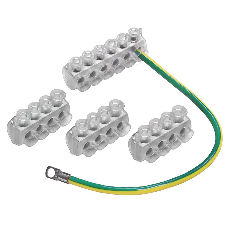 Комплект клемм НК50 для сетей уличного освещения (3хКЕ10.504+КЕ10.506+заземляющий провод) Комплект клемм НК50 для сетей уличного освещения (3хКЕ10.504+КЕ10.506+заземляющий провод)