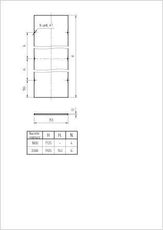 Комплектующие к ВРУ Панель боковая 2000х450 IP54   RAL 7035 серый TEXENERGO