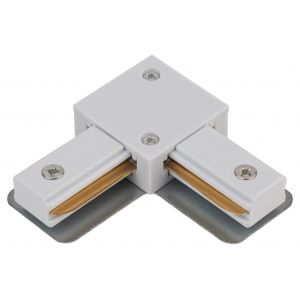 Коннектор ЭРА TR-1PA-LС-WH L-образный для однофазного шинопровода белый Коннектор ЭРА TR-1PA-LС-WH L-образный для однофазного шинопровода белый