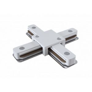 Коннектор ЭРА TR-1PA-СX-WH X-образный для однофазного шинопровода белый Коннектор ЭРА TR-1PA-СX-WH X-образный для однофазного шинопровода белый