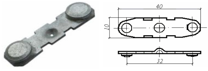 Контакт к  ПМА-3000 подвижный исп."А"