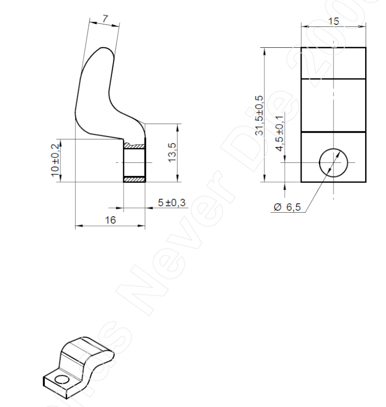 Контакт   КТ6012,6013,6022,6023,7023 подвижный луженый
