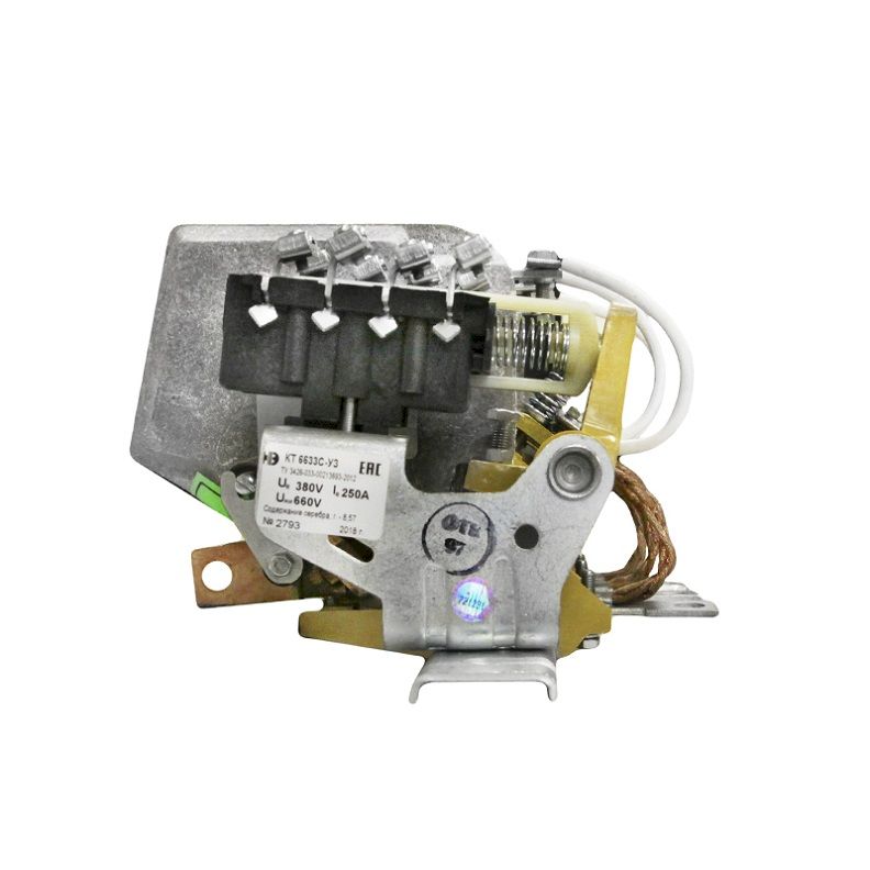 Контактор электромагнитный КТ 6633С-У3 250А 220В 2з+2р Владикавказ Контактор электромагнитный КТ 6633С-У3 250А 220В 2з+2р Владикавказ