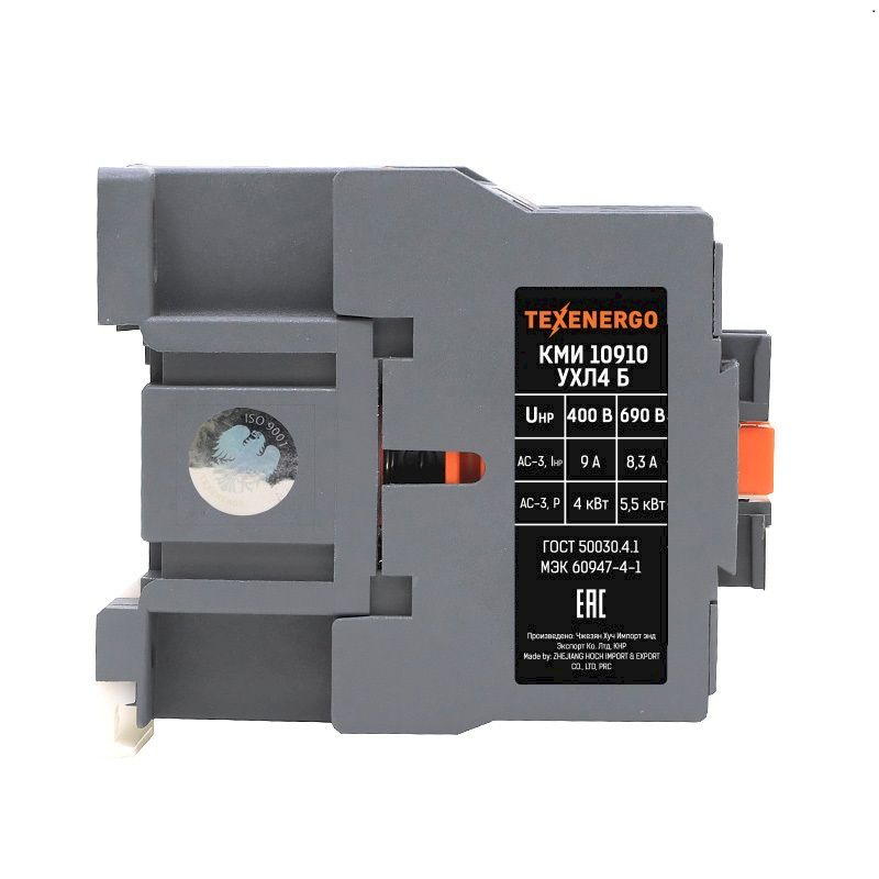 Контактор КМИ-10910  9А 380В 1з  УХЛ4 Класс Б  Теxenergo