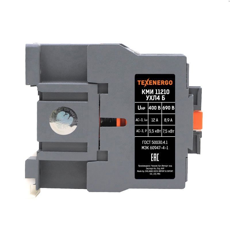 Контактор КМИ-11210 12А 380В 1з УХЛ4 Класс Б Теxenergo Контактор КМИ-11210 12А 380В 1з УХЛ4 Класс Б Теxenergo