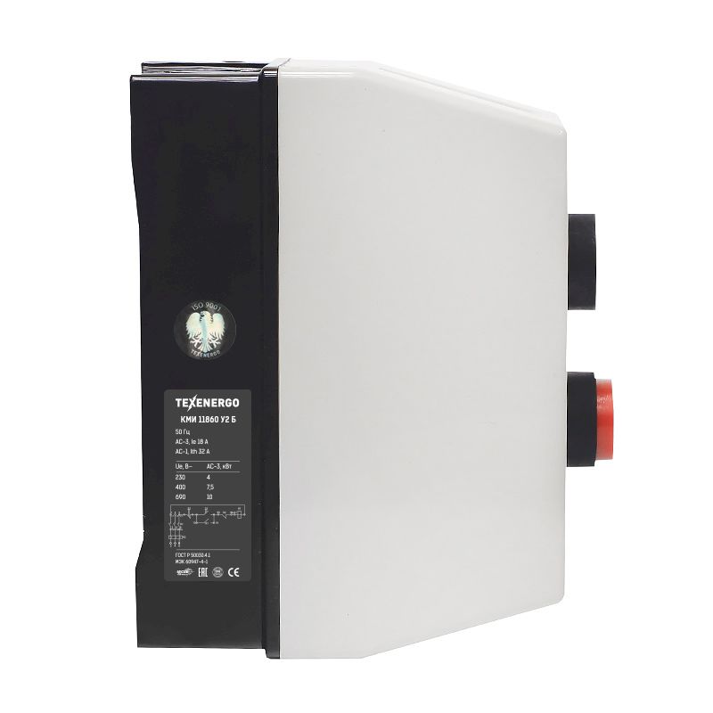 Контактор КМИ 11860  18А 380В  У2 Класс Б РТИ 1308  (2,5-4А)  Теxenergo