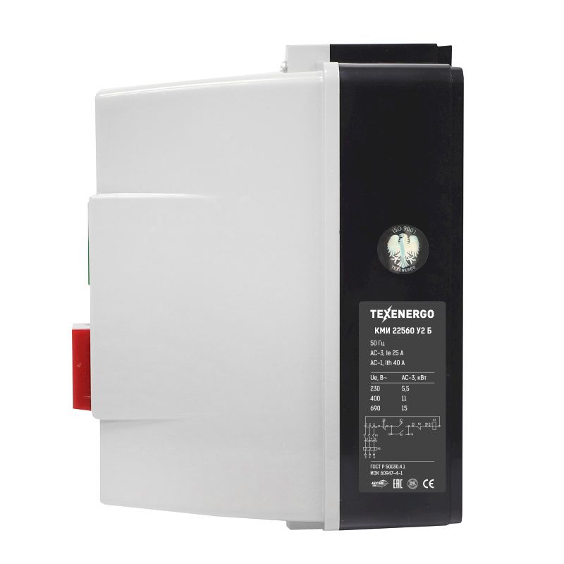 Контактор КМИ 22560 25А 220В  У2 Класс Б РТИ 1321  (12-18А)  Теxenergo