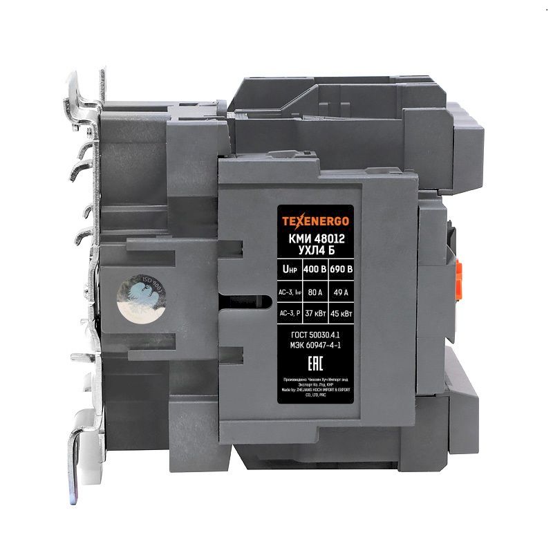 Контактор КМИ-48012 80А 380В 1з+1р  УХЛ4 Класс Б  Теxenergo