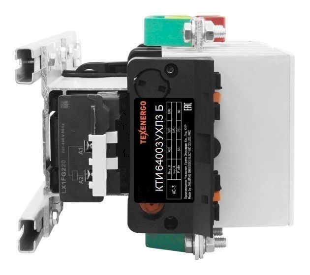Контактор КТИ-64003  реверс  400А  380В 2з УХЛ3 Класс Б