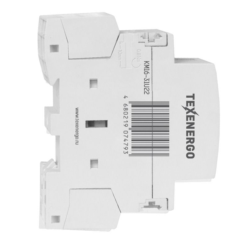 Контактор модульный КМ16-31 16А 3НО+1НЗ 230В Texenergo Контактор модульный КМ16-31 16А 3НО+1НЗ 230В Texenergo