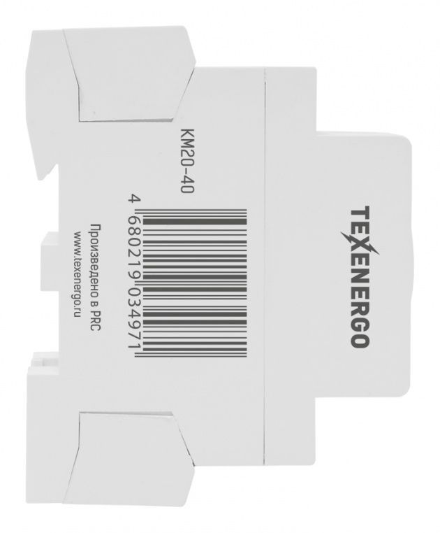 Контактор модульный КМ20-40 20А 4НO 230В Texenergo Контактор модульный КМ20-40 20А 4НO 230В Texenergo