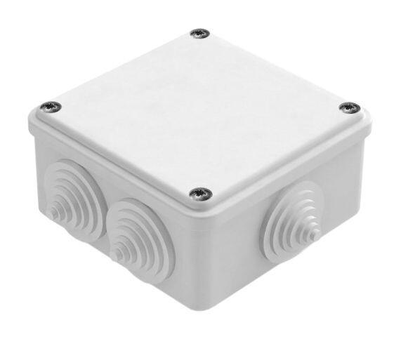 Коробка распаячная о/у  6 вводов  100х100х50   IP44