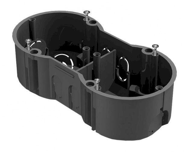 Коробка установочная  с/у 2-х мест. 140х70х45 для сплошных стен