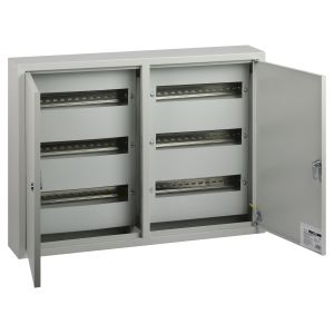 Корпус металлический навесной ЭРА ЩРН-90 2-х дверный (500х680х120) IP31 УХЛЗ серый Корпус металлический навесной ЭРА ЩРН-90 2-х дверный (500х680х120) IP31 УХЛЗ серый