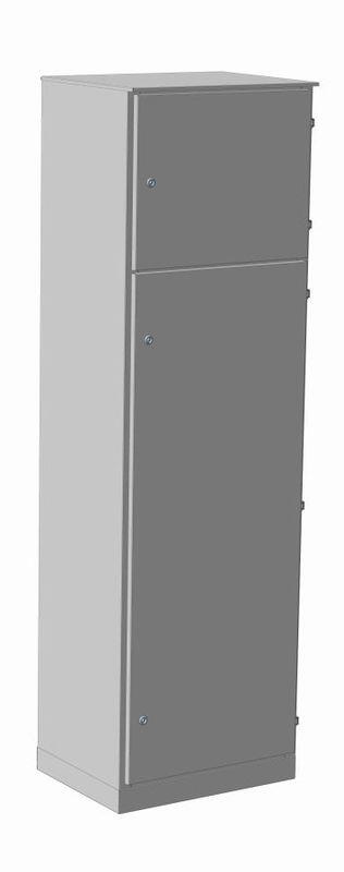Корпус ВРУ-2 1800х800х450  IP54 с боковыми панелями  RAL 7035 серый