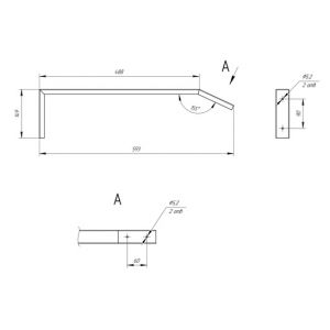 Кронштейн для школьных досок ЭРА SPO-SCHOOL-SET для светильников ДПО в комплекте 2шт Кронштейн для школьных досок ЭРА SPO-SCHOOL-SET для светильников ДПО в комплекте 2шт