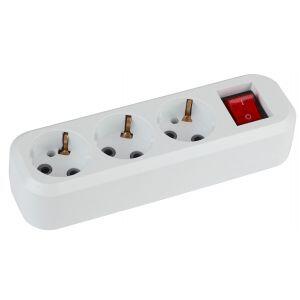 KX-3es ЭРА Колодка 3гн, зазeмл, выкл (20/1320) KX-3es ЭРА Колодка 3гн, зазeмл, выкл (20/1320)