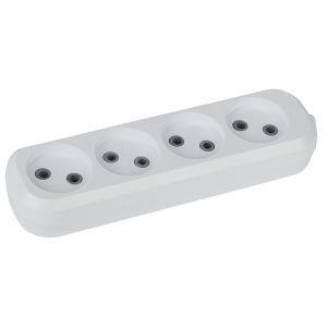 KX-4 ЭРА Колодка 4гн, без зазeмл (20/1440)