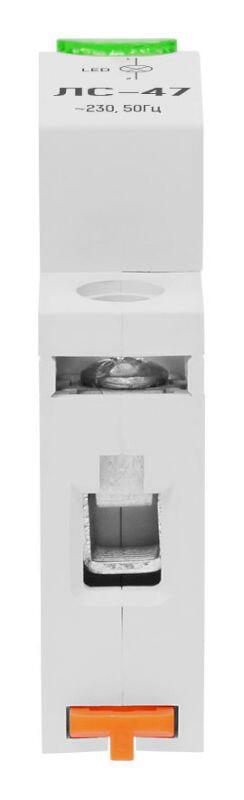 Лампа сигнальная на DIN-рейку ЛС-47 зеленая  LED