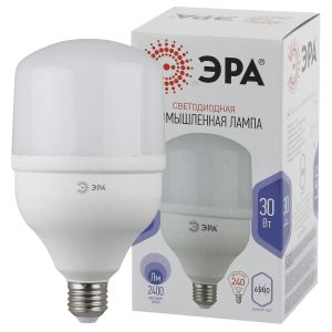 Лампа светодиодная ЭРА STD LED POWER T100-30W-6500-E27 E27 / Е27 30 Вт колокол холoдный дневной свет Лампа светодиодная ЭРА STD LED POWER T100-30W-6500-E27 E27 / Е27 30 Вт колокол холoдный дневной свет
